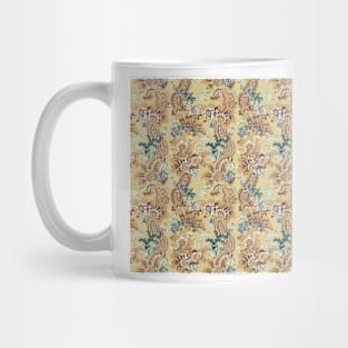 Floral , beige , stripes Mug